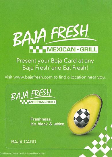 Comprar tarjeta regalo: Baja Fresh Gift Card