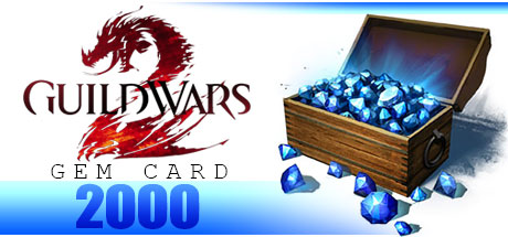 Comprar tarjeta regalo: Guild Wars 2: 2000 Gems Card US