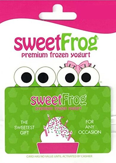 Comprar tarjeta regalo: sweetFrog Gift Card